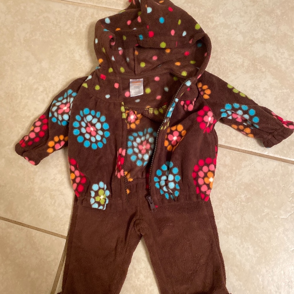 Baby Girl Winter Fleece Matching Outfit